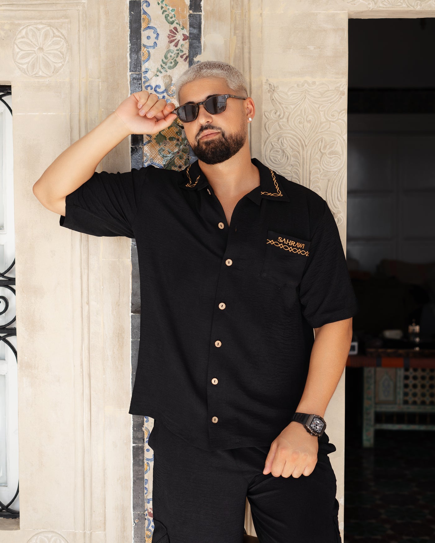 Set Sahra — Chemise & pantalon 3/4