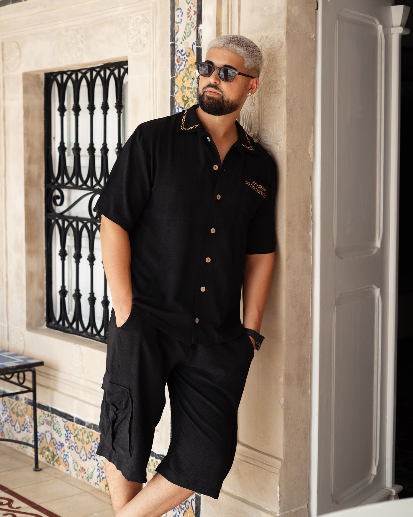 Set Sahra — Chemise & pantalon 3/4