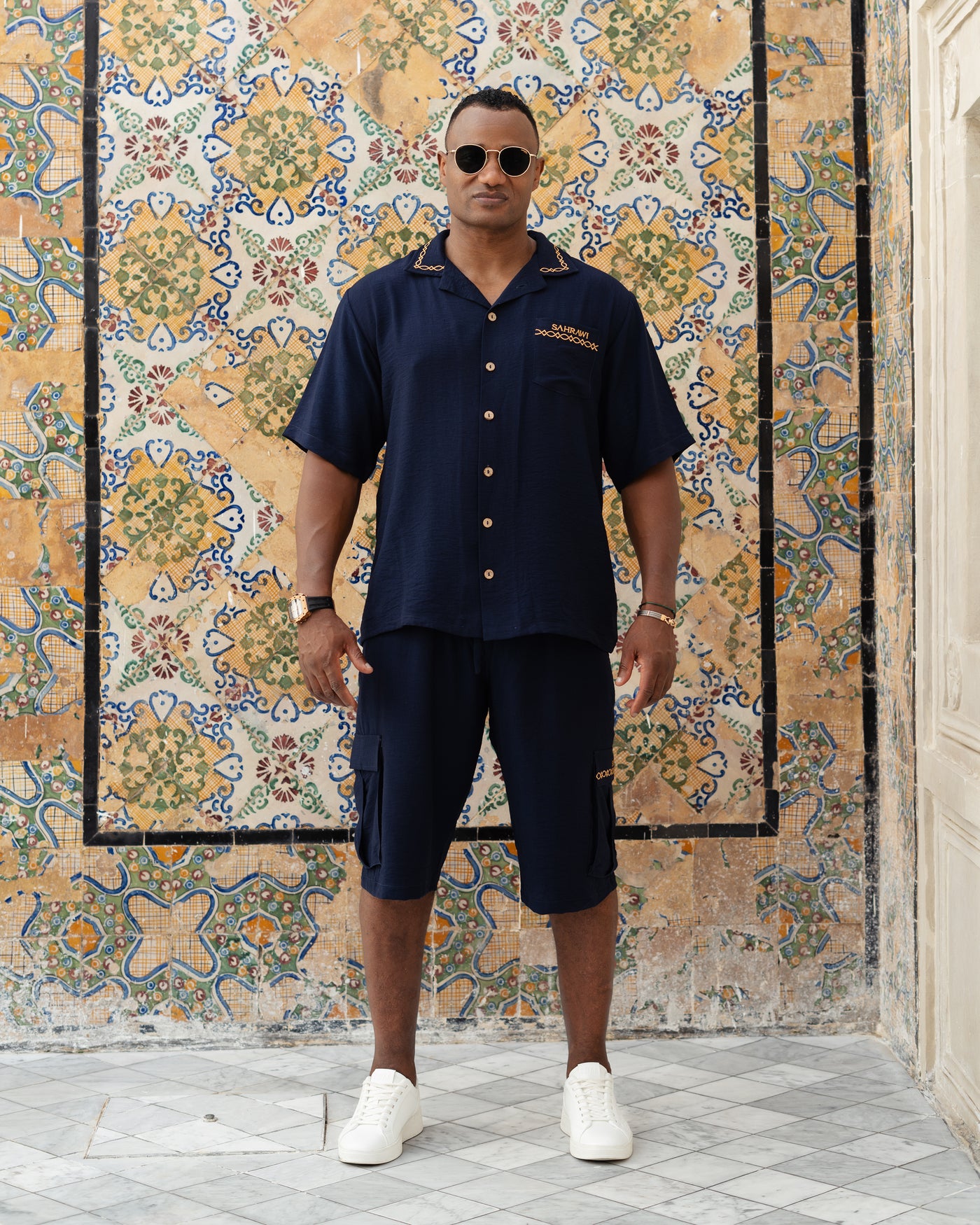 Set Sahra — Chemise & pantalon 3/4