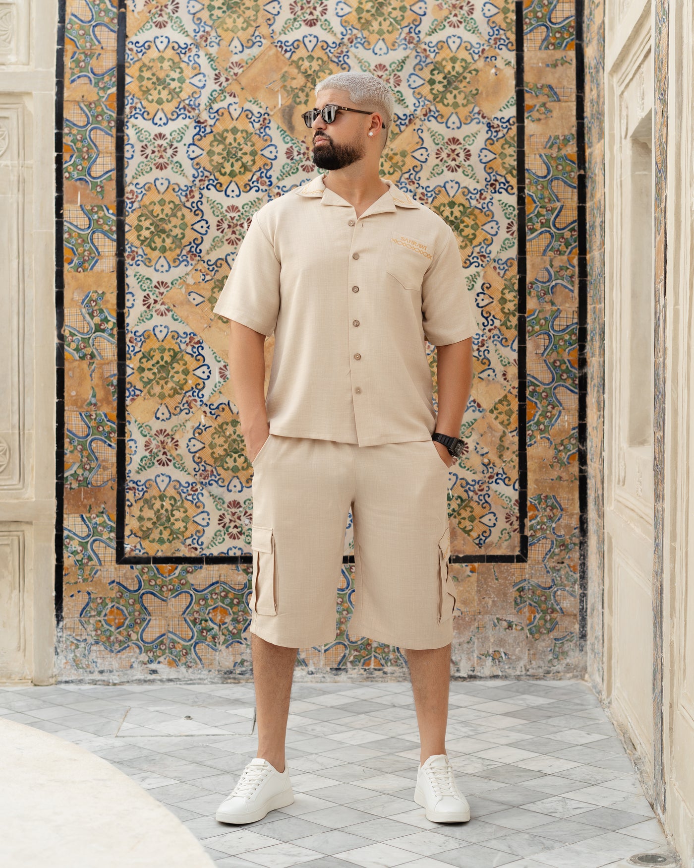 Set Sahra — Chemise & pantalon 3/4