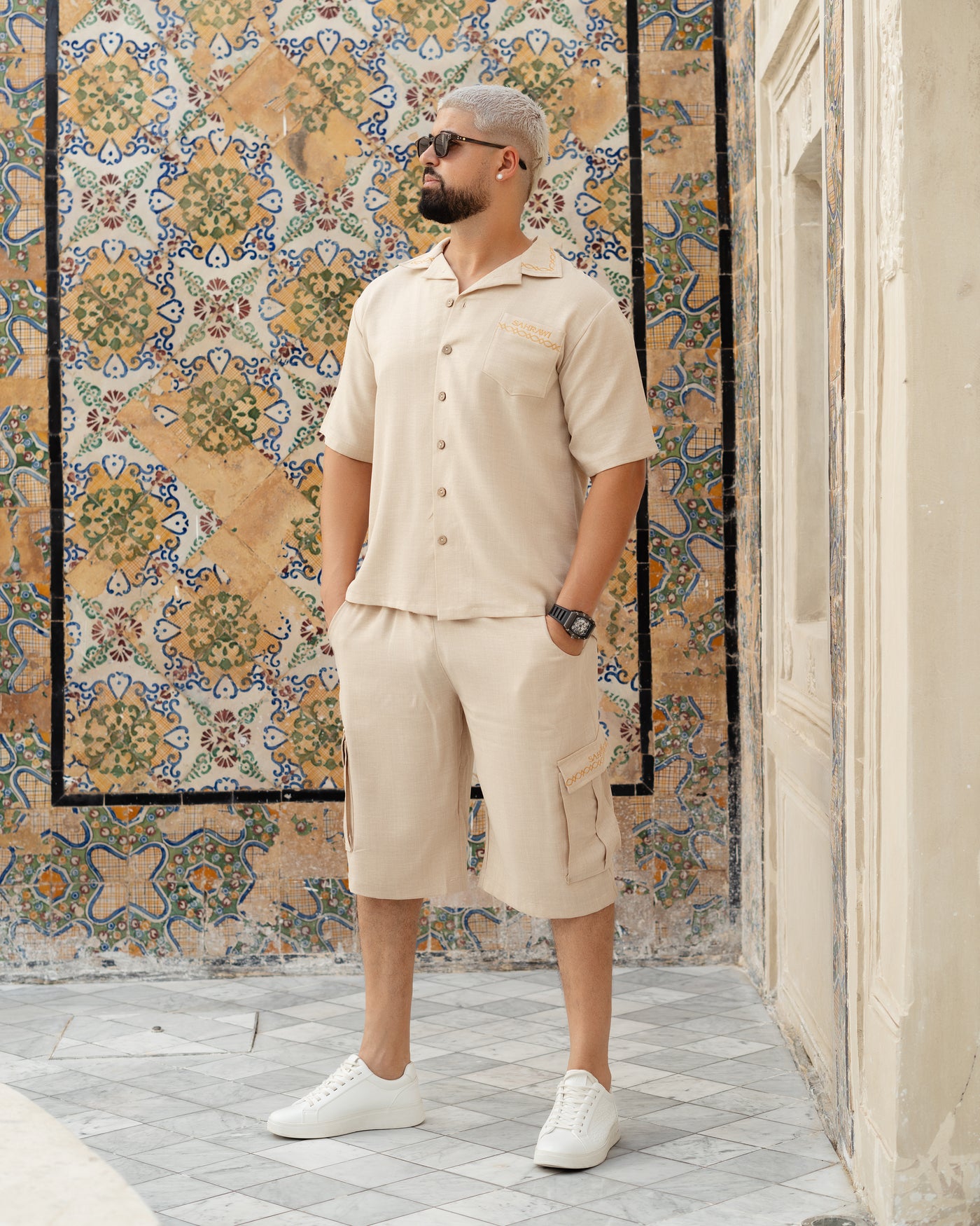 Set Sahra — Chemise & pantalon 3/4