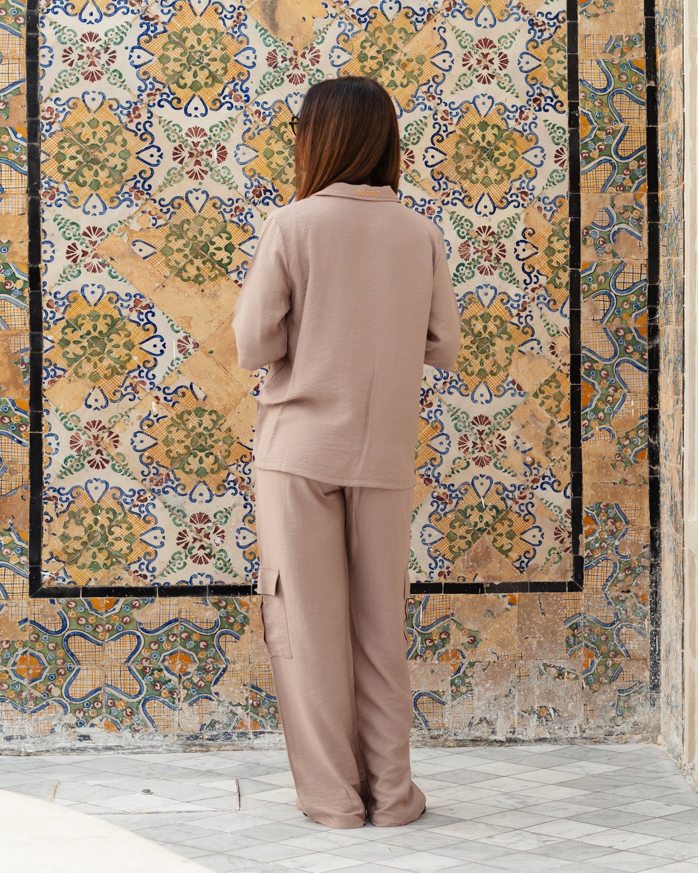 Set Sahra — Chemise & pantalon cargo