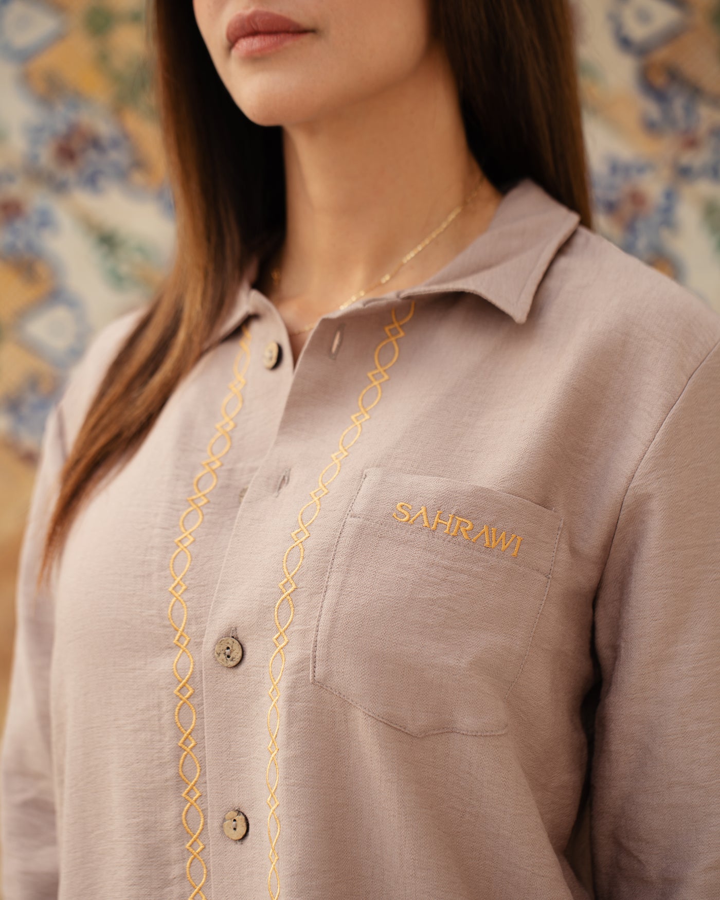 Set Sahra — Chemise & pantalon cargo