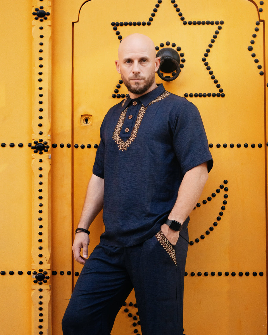 Polo brodé