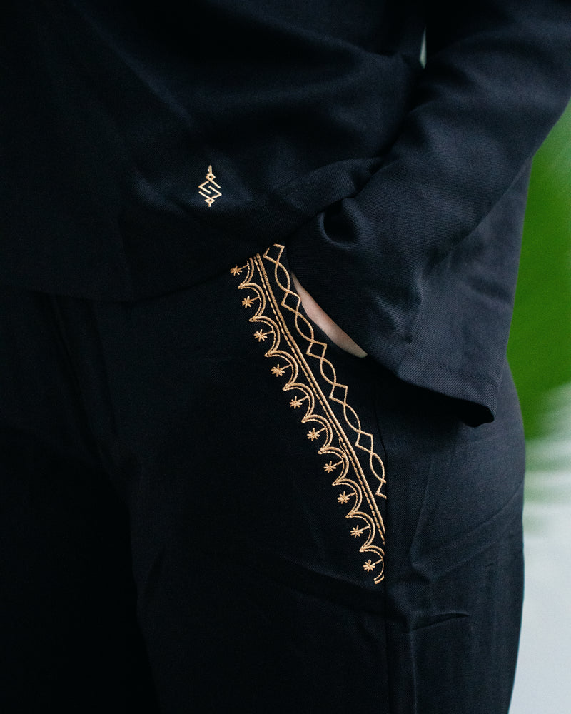 Pantalon fluide en lin — Femme