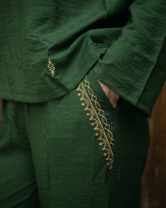 Pantalon fluide en lin — Femme